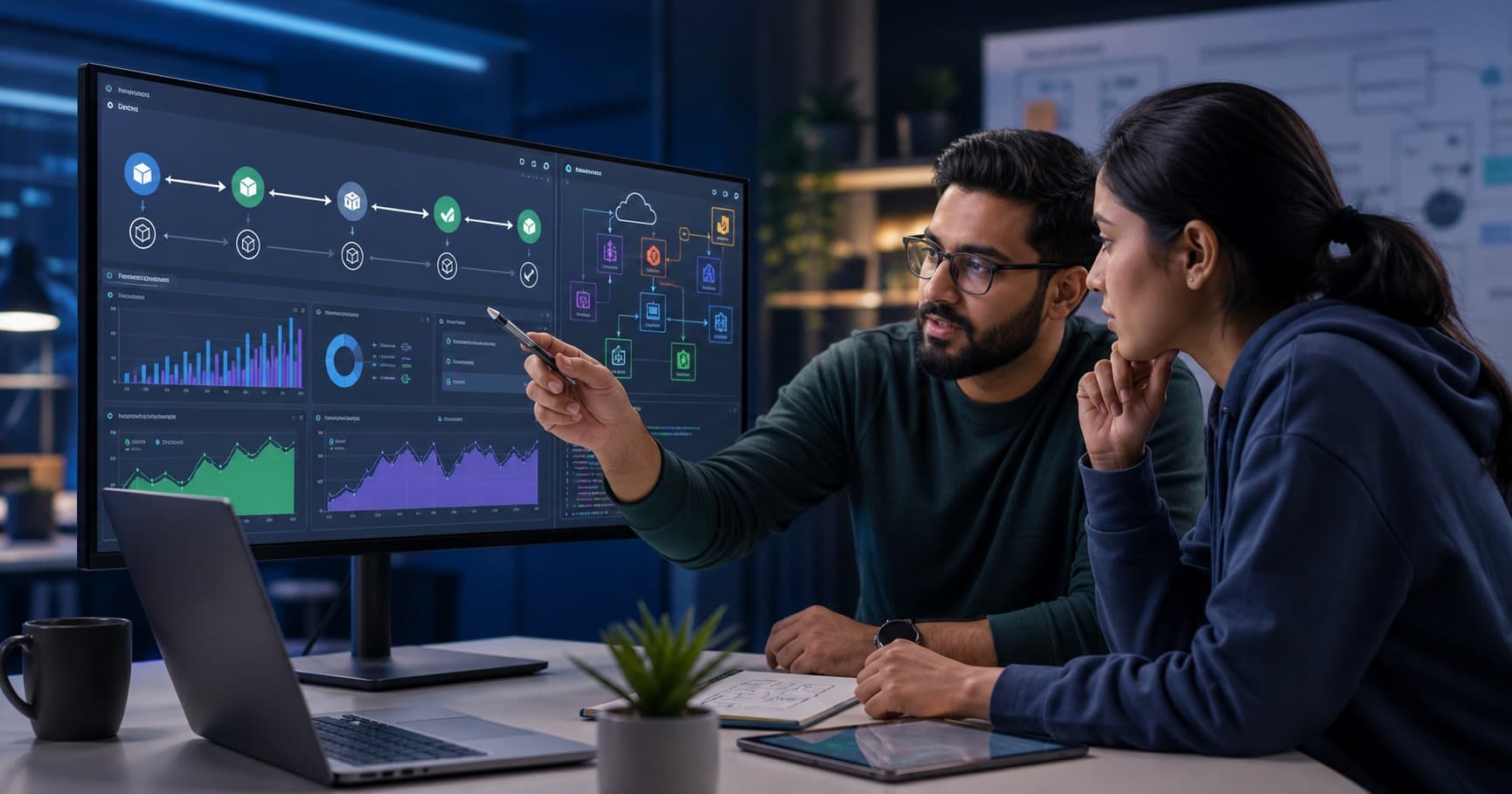 AWS DevOps Engineer tutor reviewing DOP-C02 CI/CD pipeline automation and exam prep