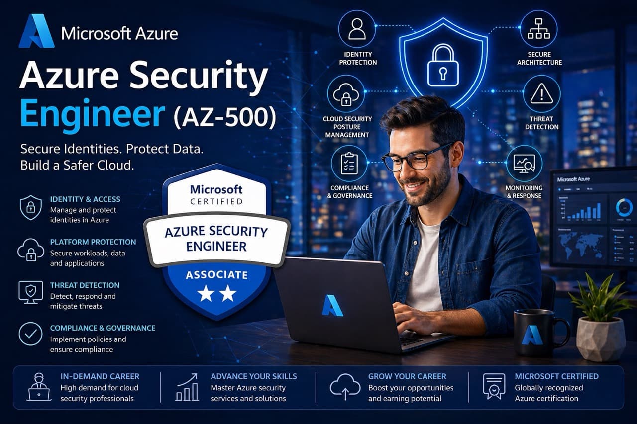 Take my Azure Security Engineer AZ-500 exam for me - Professional Microsoft Azure security certification service