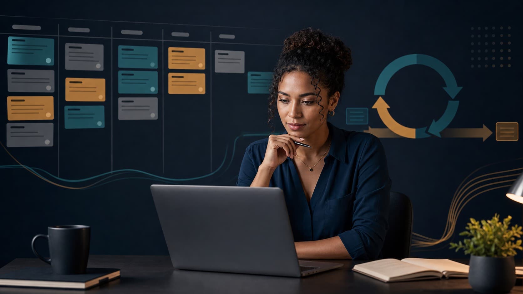 PMI-ACP Agile Certified Practitioner exam support with agile workflow board