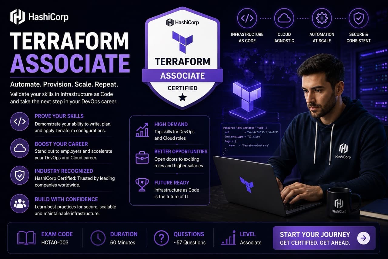 Take my Terraform Associate exam for me - HashiCorp certification service
